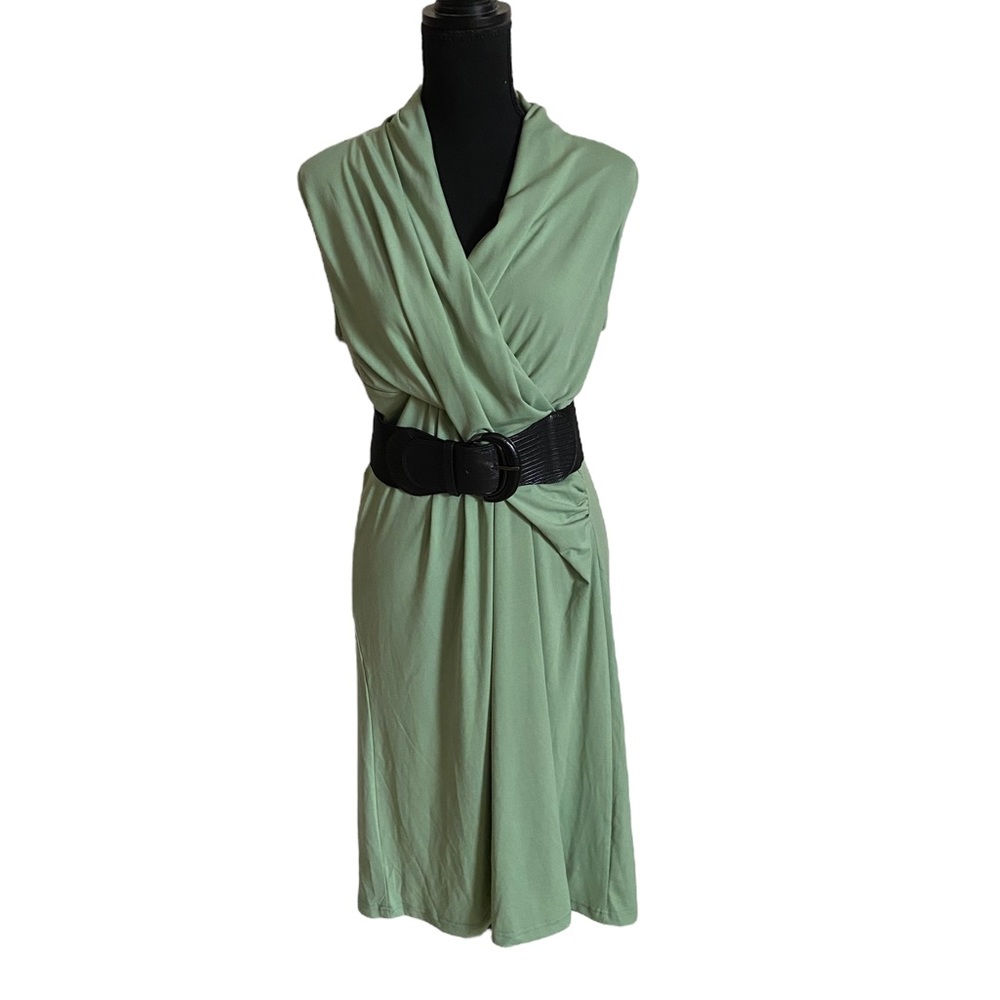 Green Sleeveless Dress Size L